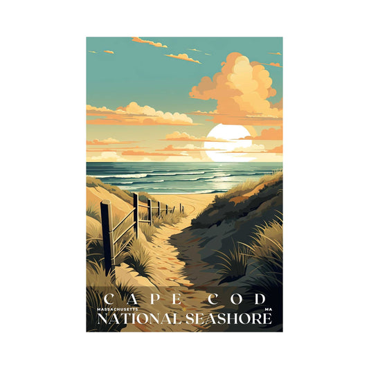 Cape Cod National Seashore Poster | US Travel | S01