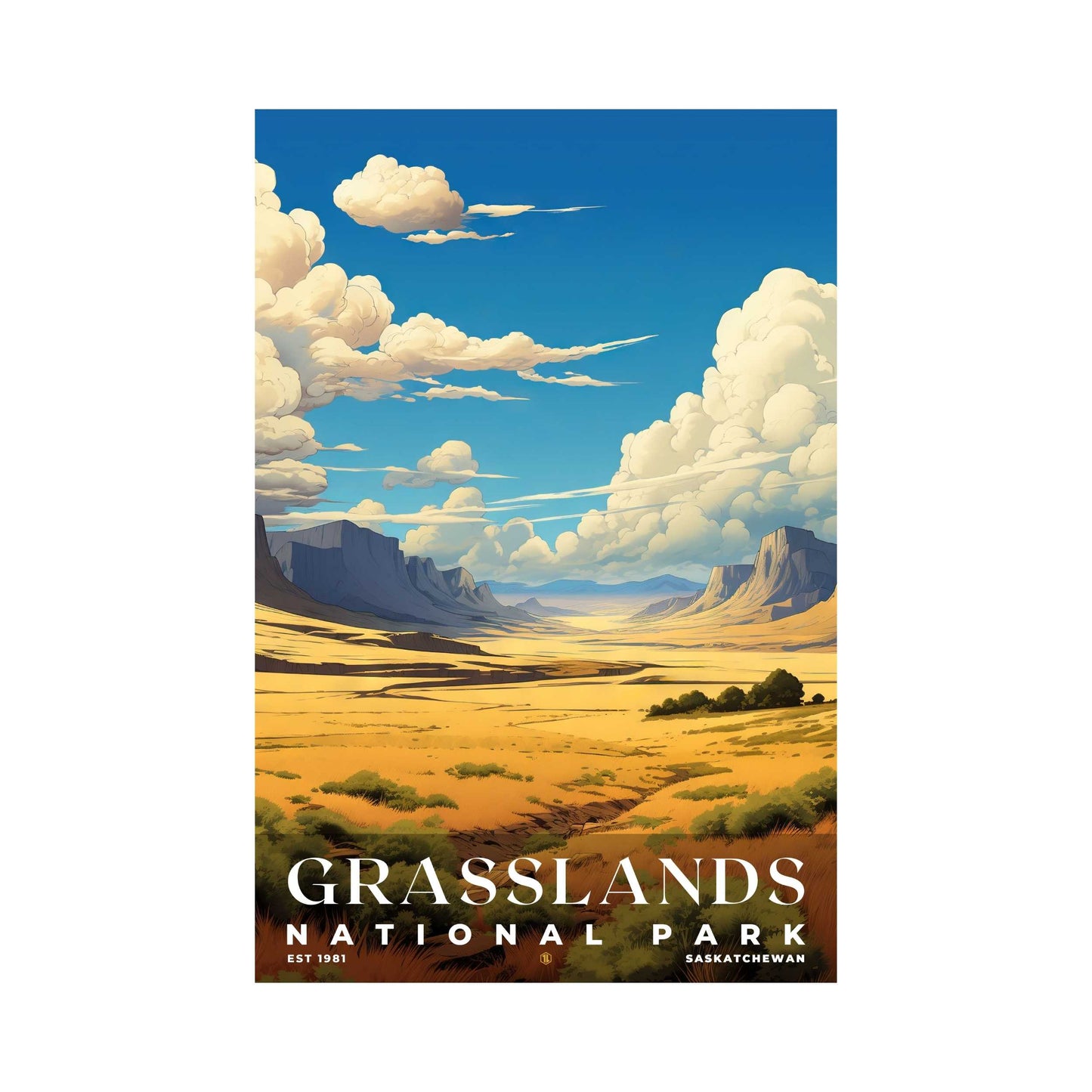 Grasslands National Park Poster | S07