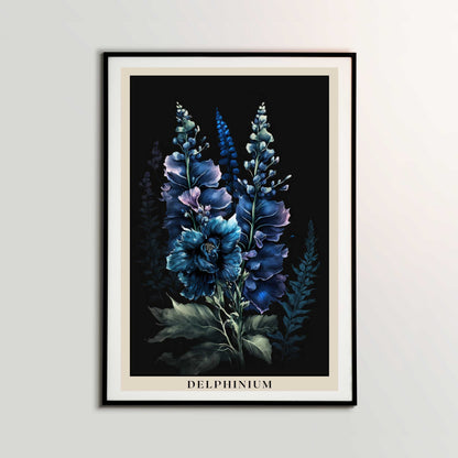 Delphinium Poster | S01