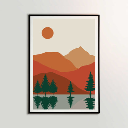 Boho Landscape Poster #12 | S01