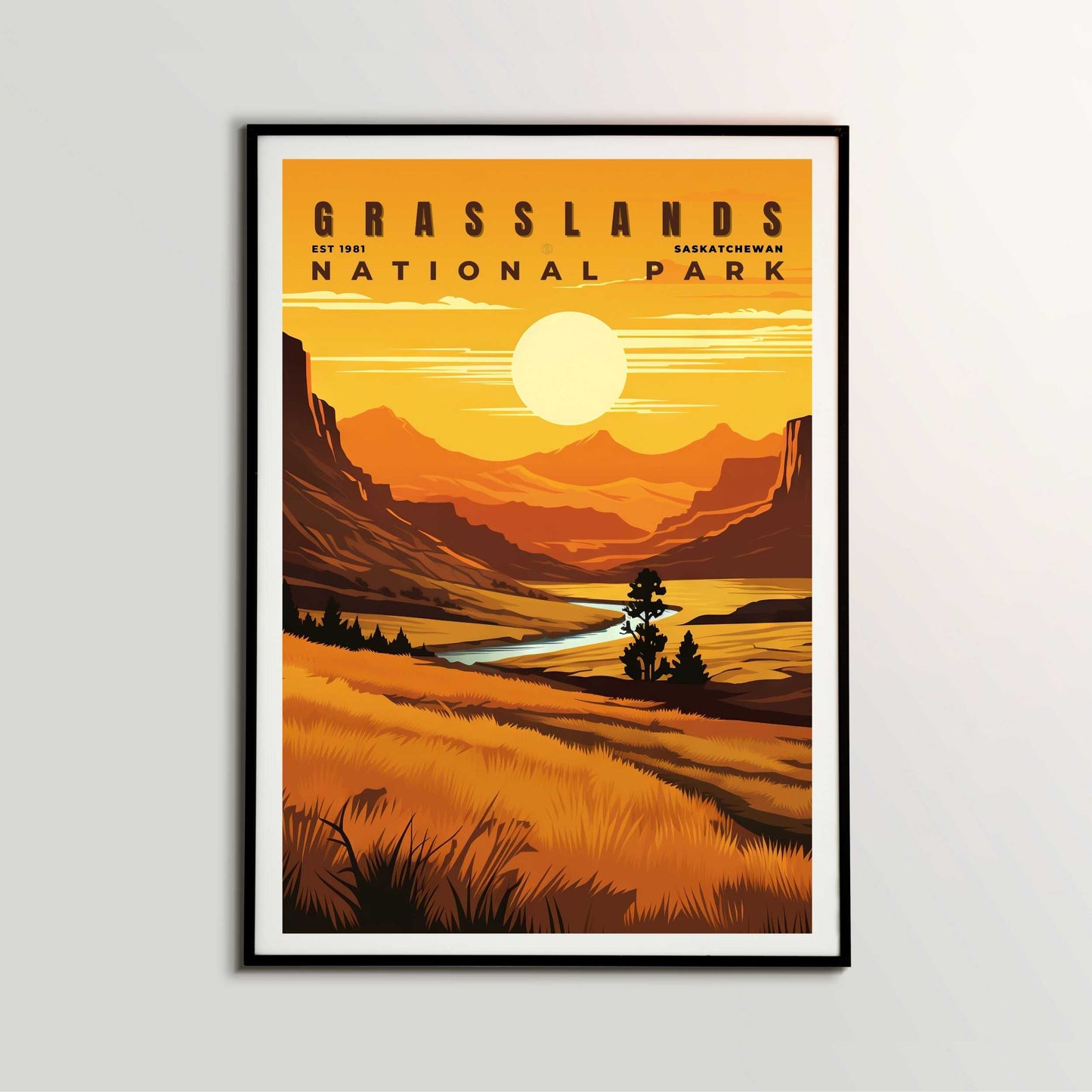 Grasslands National Park Poster | S01