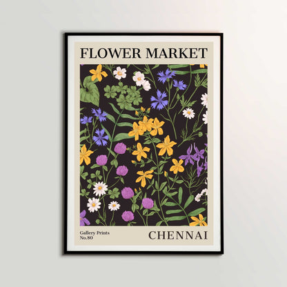 Chennai Flower Market Poster | S02