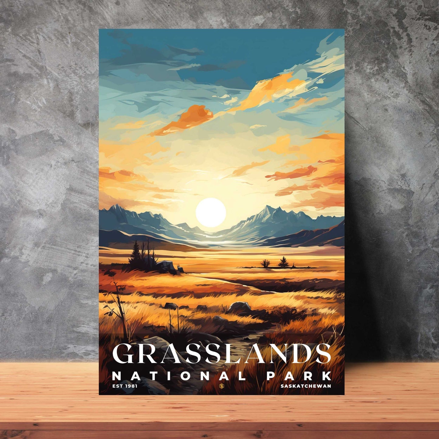 Grasslands National Park Poster | S06