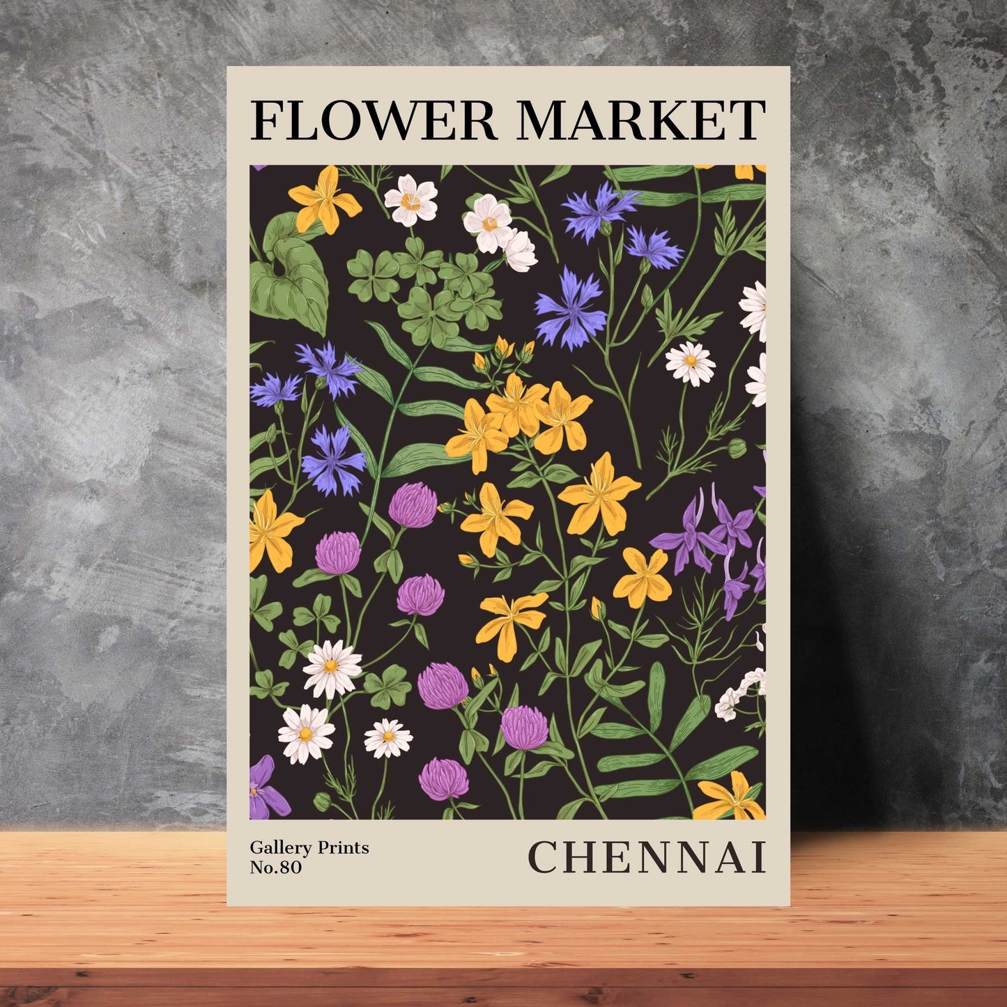 Chennai Flower Market Poster | S02