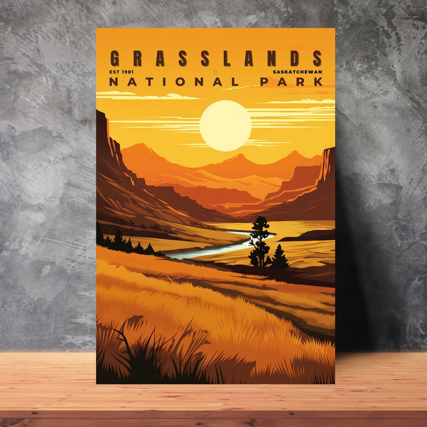 Grasslands National Park Poster | S01