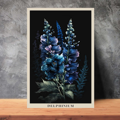 Delphinium Poster | S01