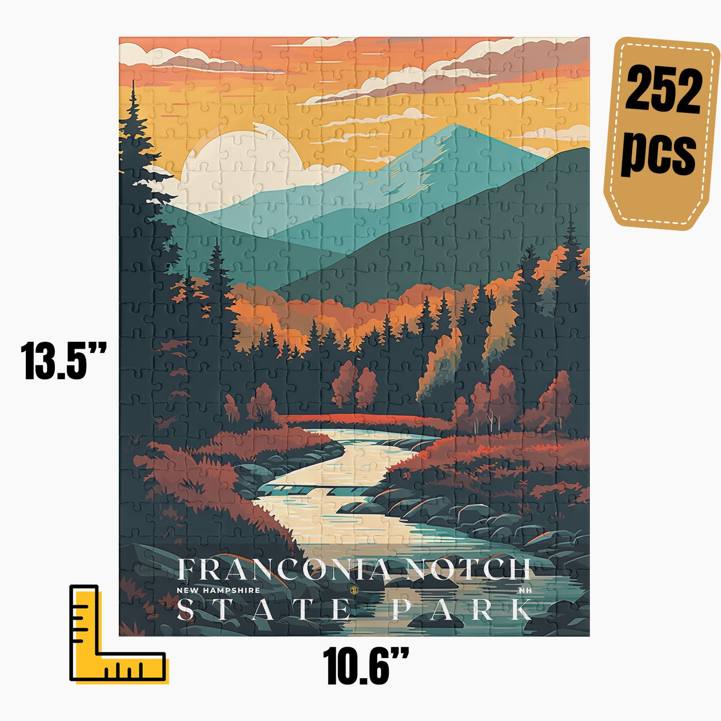 Franconia Notch State Park Puzzle | US Travel | S01