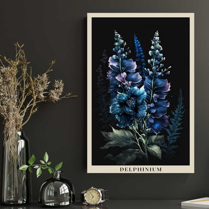 Delphinium Poster | S01