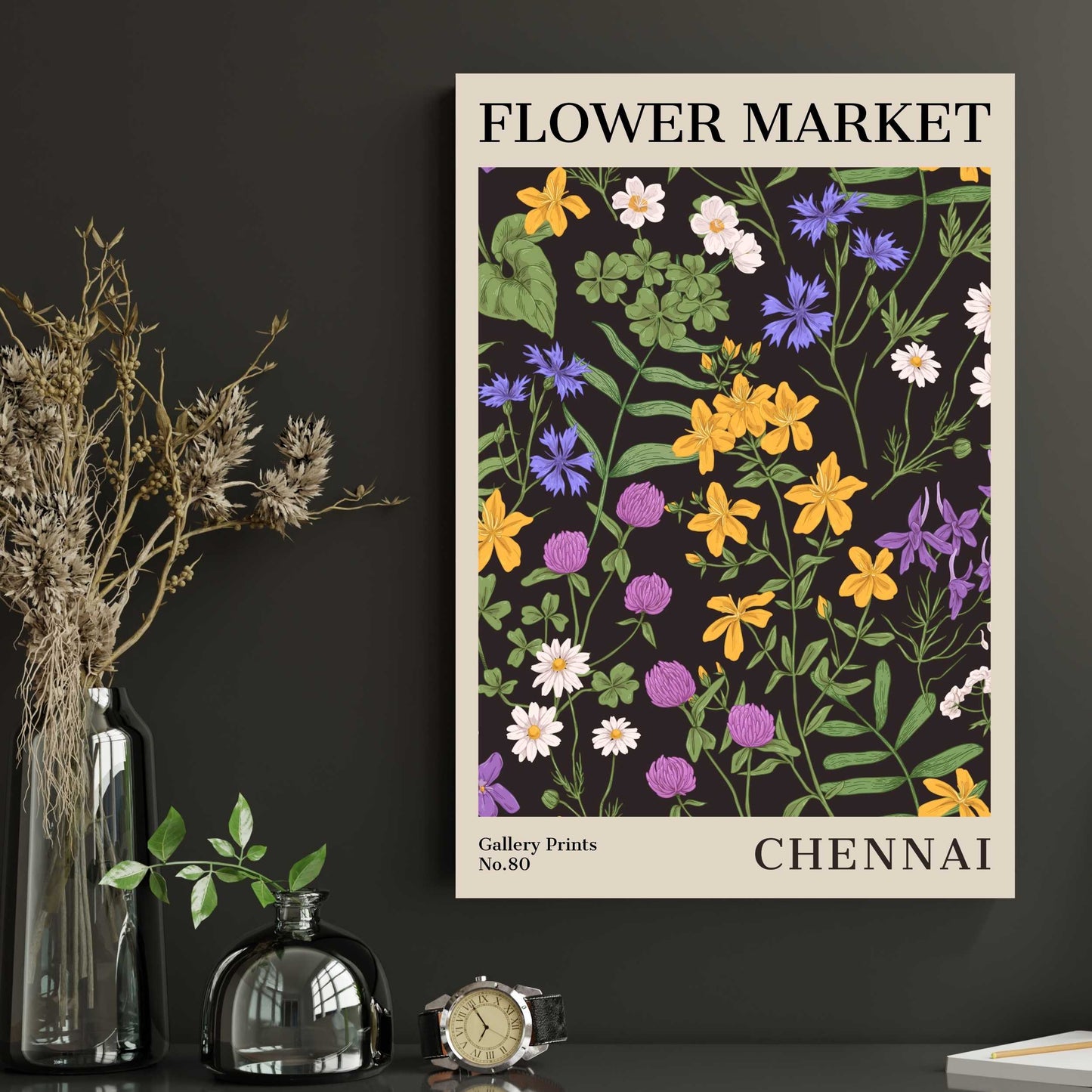 Chennai Flower Market Poster | S02