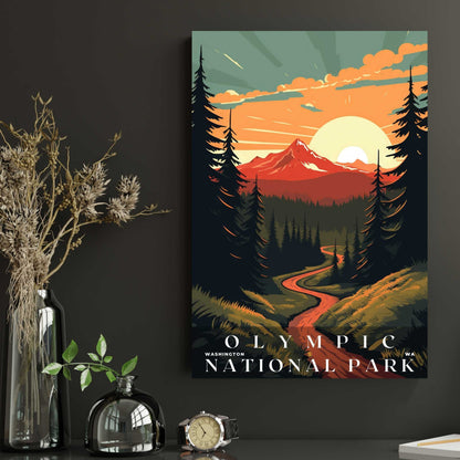 Olympic National Park Poster | US Travel | S01