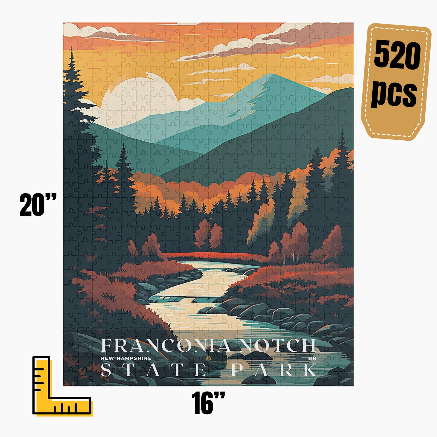 Franconia Notch State Park Puzzle | US Travel | S01