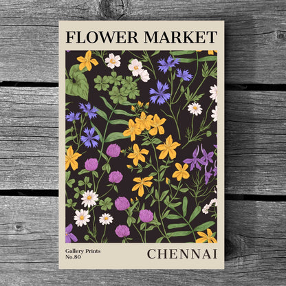 Chennai Flower Market Poster | S02