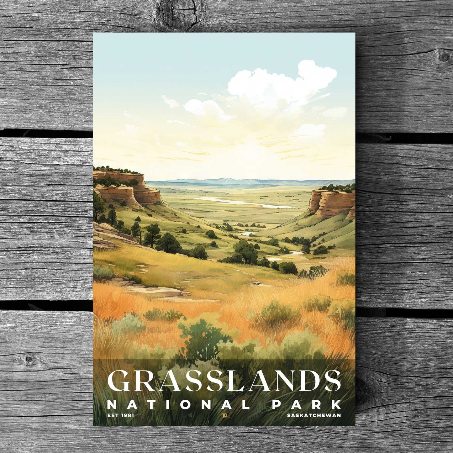 Grasslands National Park Poster | S08