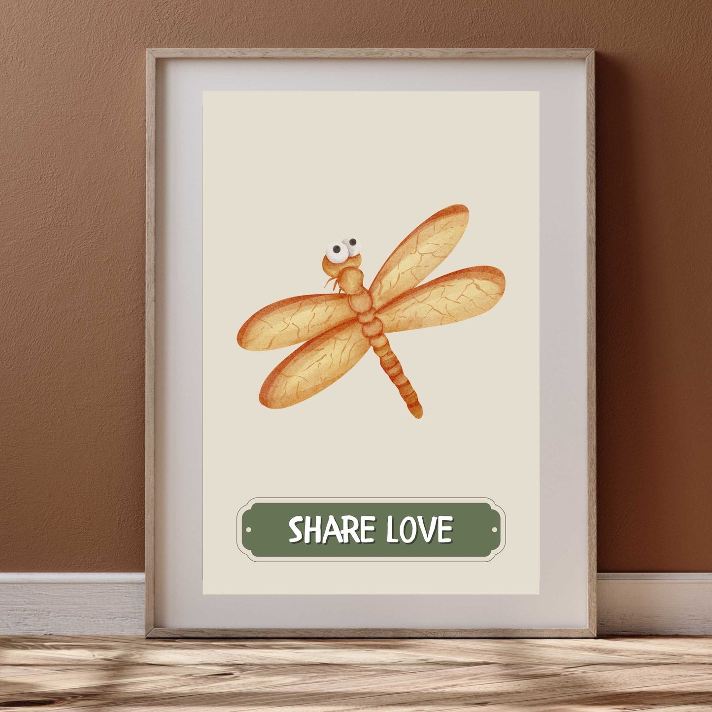 Share Love Dragonfly Poster | S01