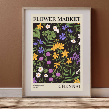 Chennai Flower Market Poster | S02