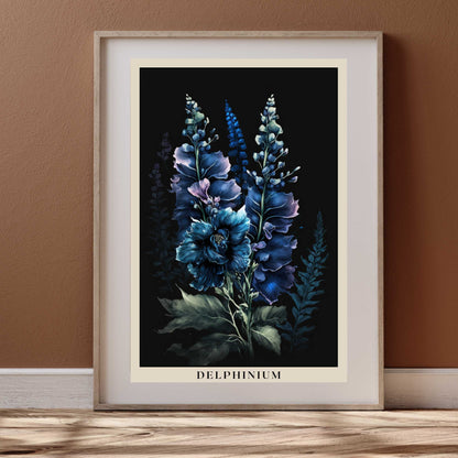 Delphinium Poster | S01