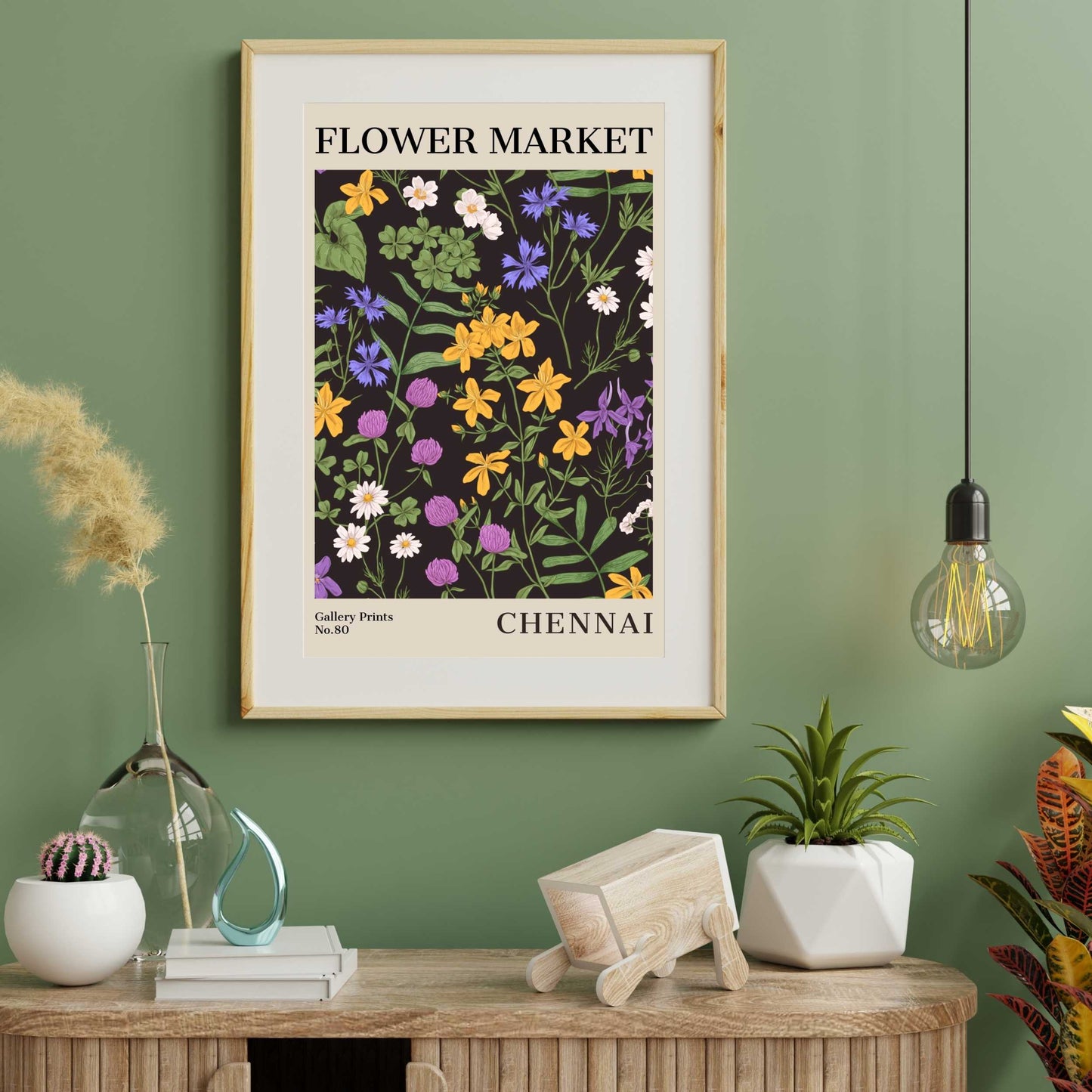 Chennai Flower Market Poster | S02