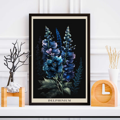 Delphinium Poster | S01