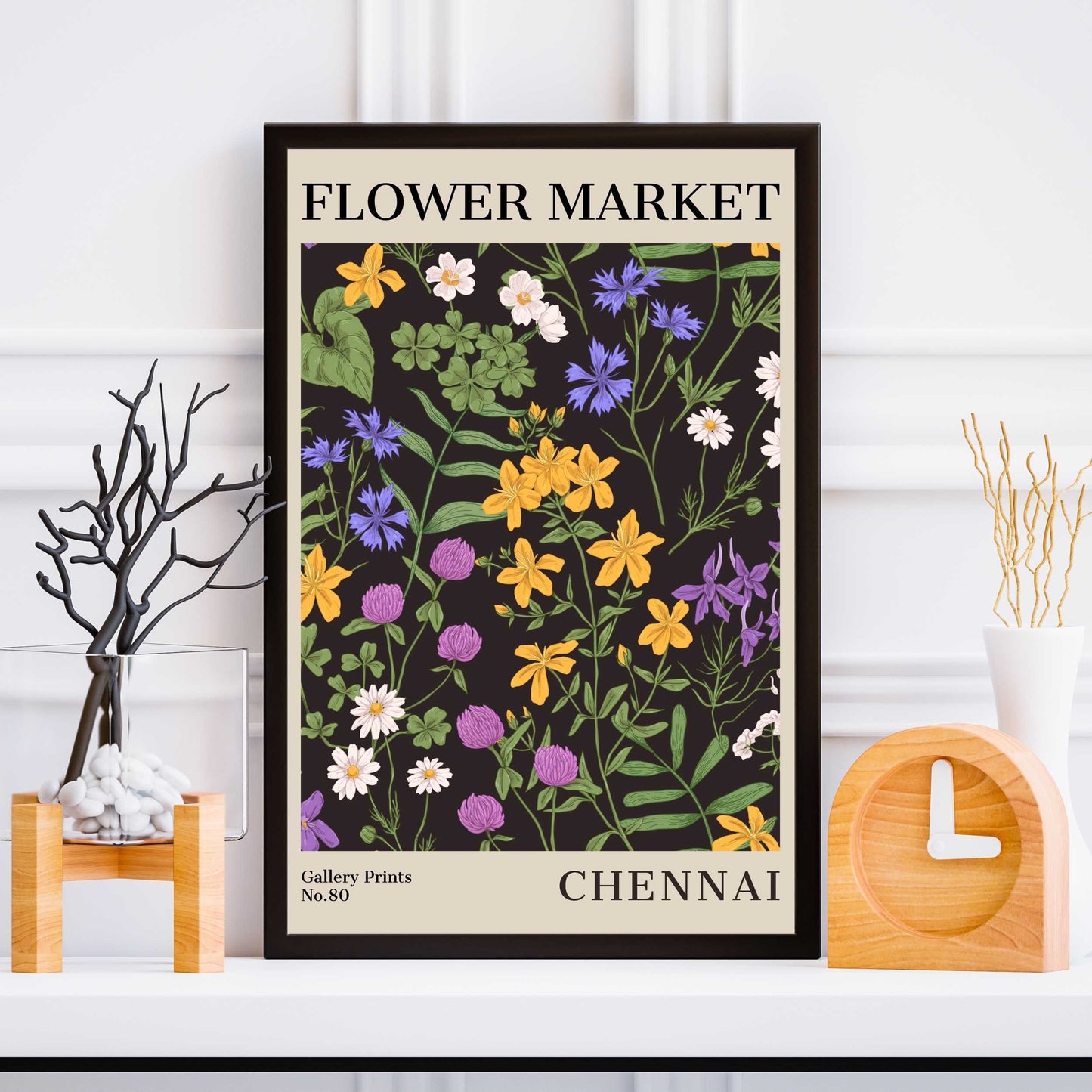 Chennai Flower Market Poster | S02