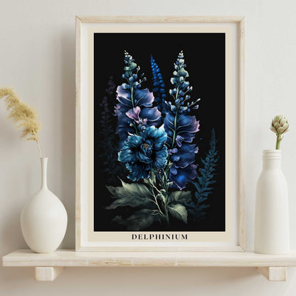 Delphinium Poster | S01