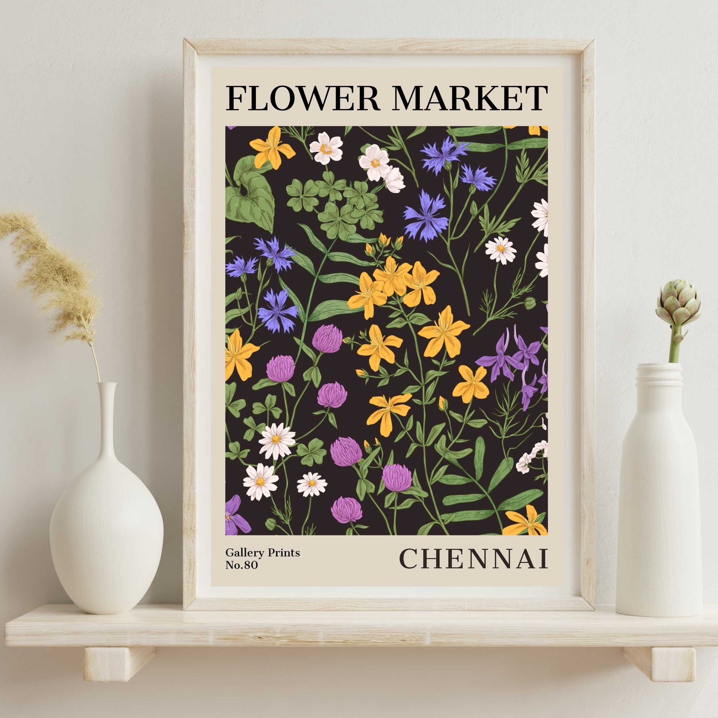 Chennai Flower Market Poster | S02