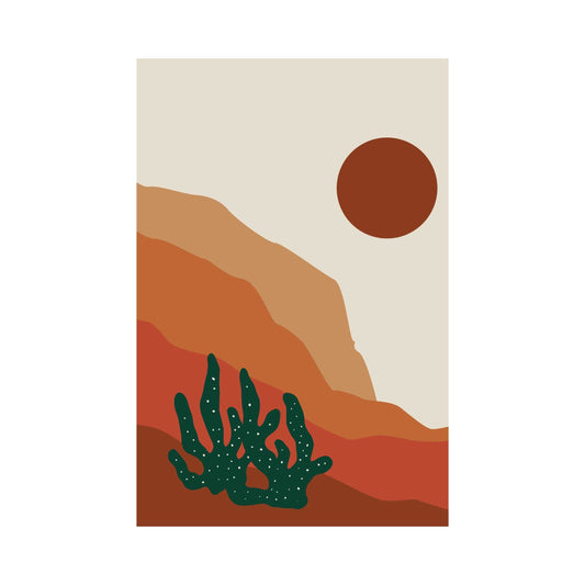 Boho Landscape Poster #02 | S01