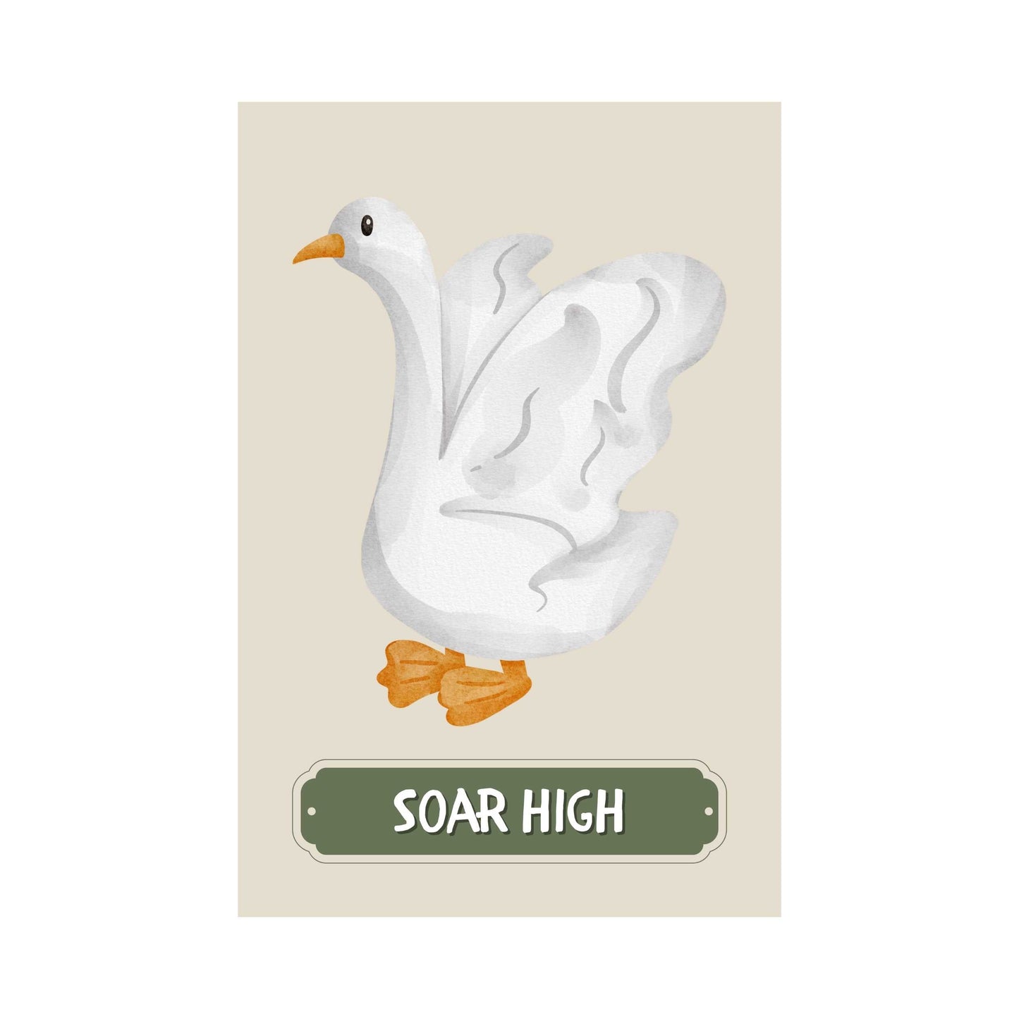 Soar High Swan Poster | S01