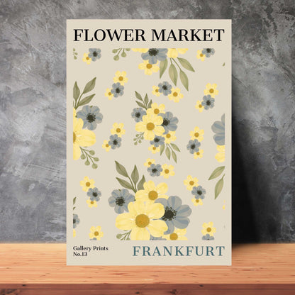 Frankfurt Flower Market Poster | S01