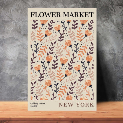 New York City Flower Market Poster | S01