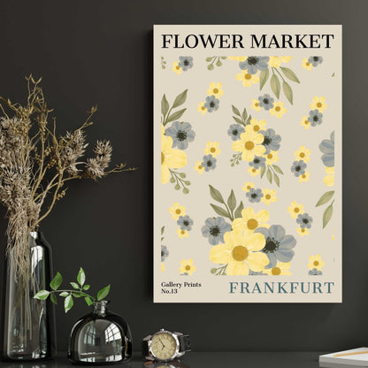 Frankfurt Flower Market Poster | S01