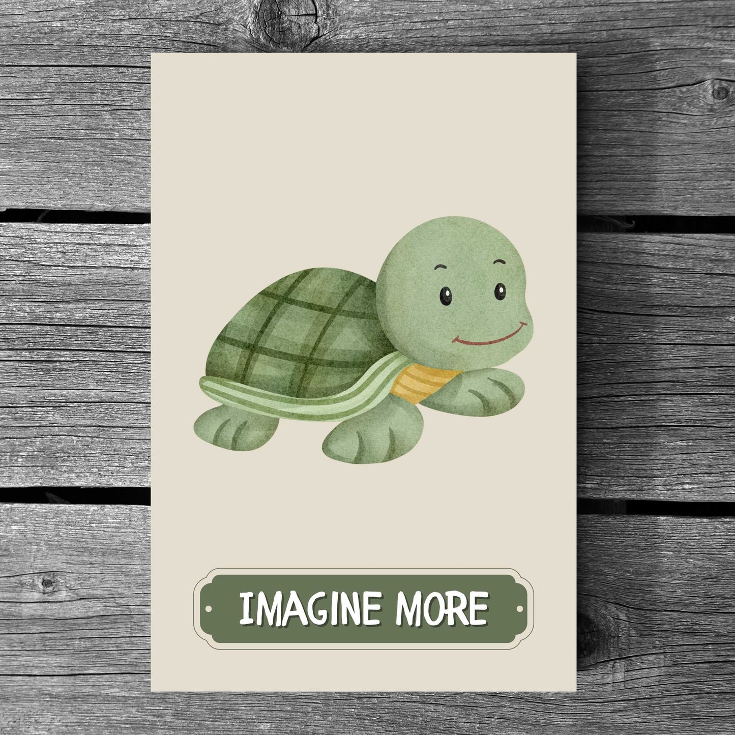 Imagine More Turtle Poster | S01