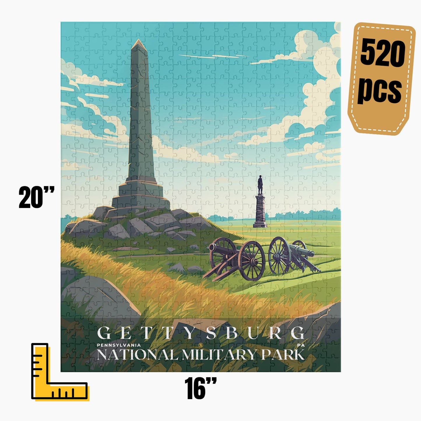 Gettysburg National Military Park Puzzle | US Travel | S01