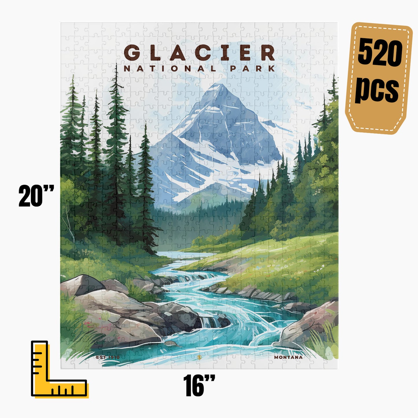 Glacier National Park Puzzle | S08