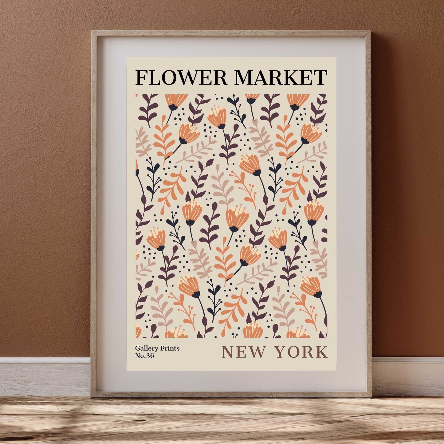 New York City Flower Market Poster | S01