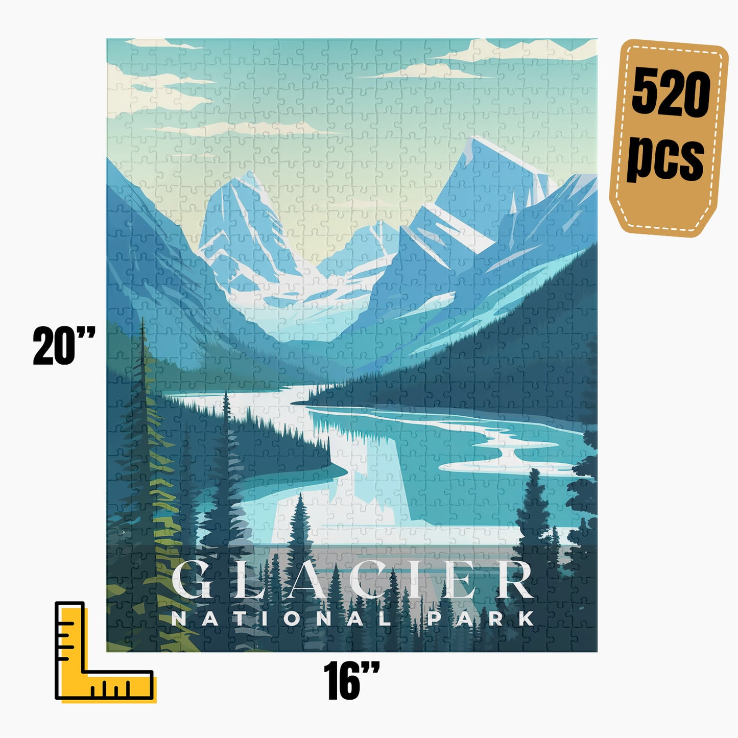 Glacier National Park Puzzle | S01