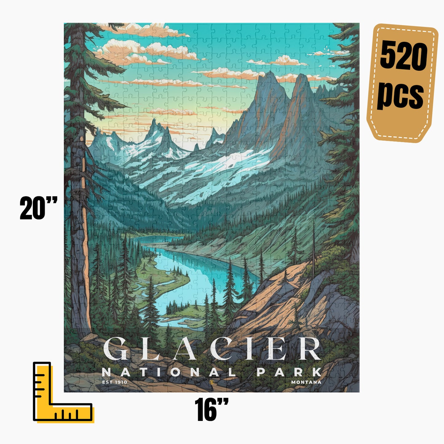 Glacier National Park Puzzle | S02