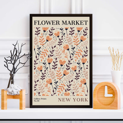 New York City Flower Market Poster | S01