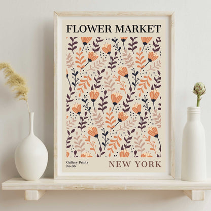 New York City Flower Market Poster | S01