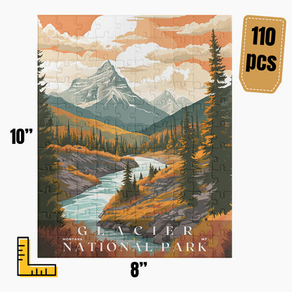 Glacier National Park Puzzle | US Travel | S01