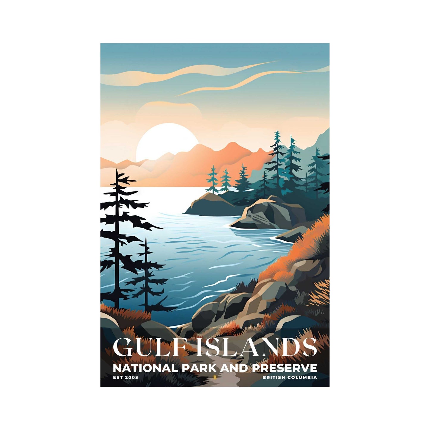 Gulf Islands National Park Reserve Poster | S05