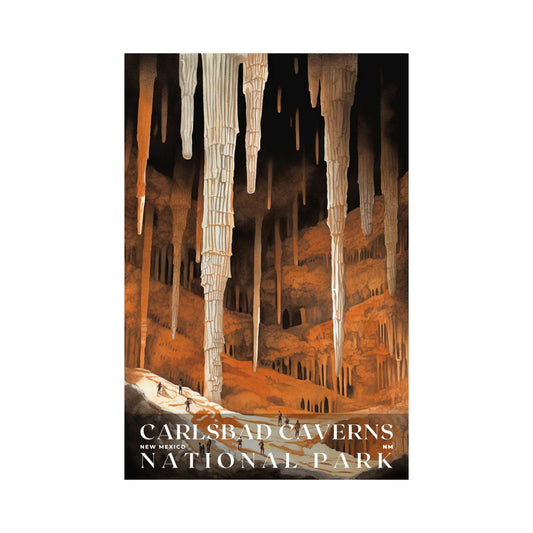 Carlsbad Caverns National Park Poster | US Travel | S01