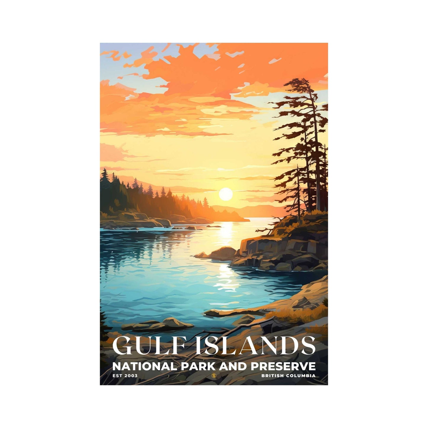 Gulf Islands National Park Reserve Poster | S06