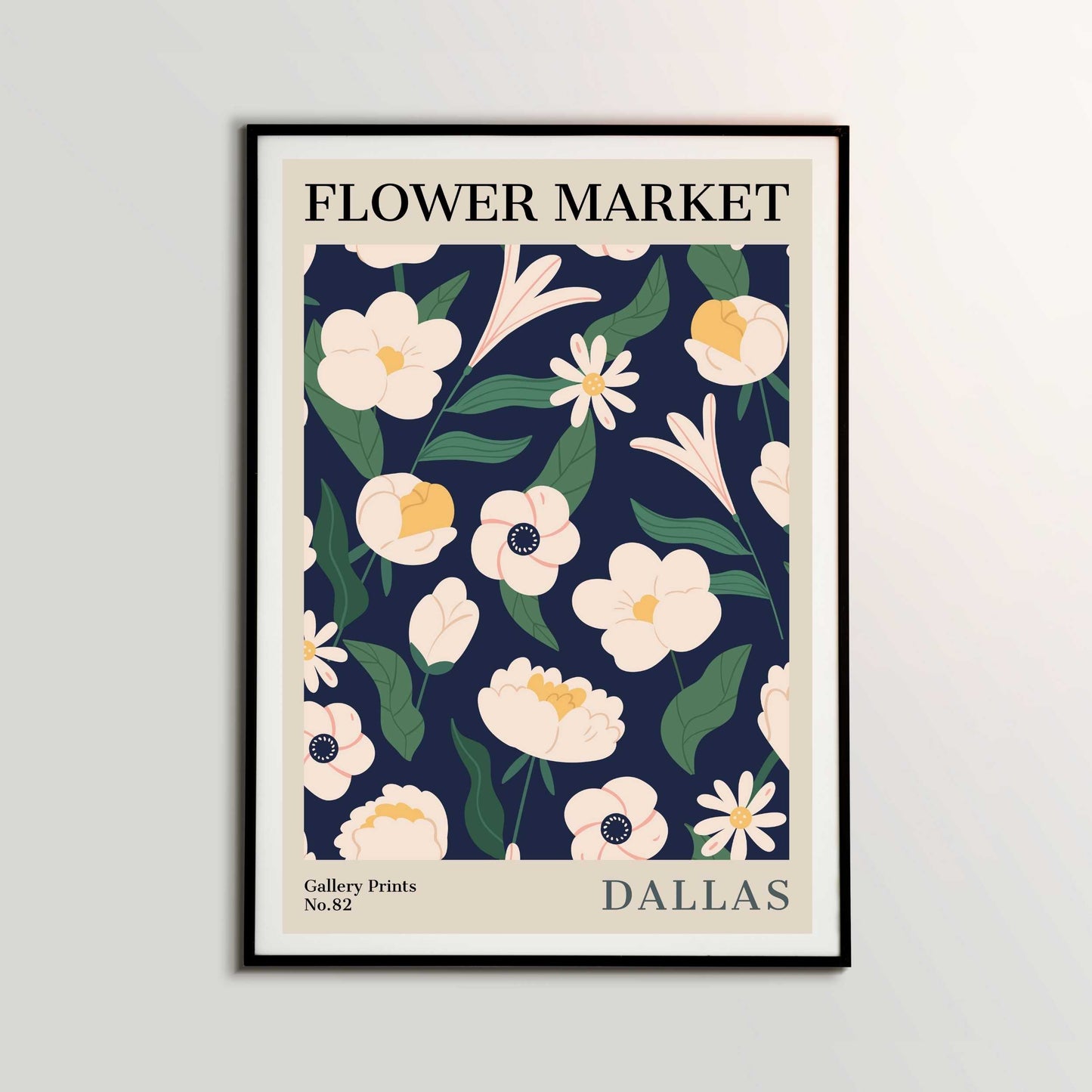 Dallas Flower Market Poster | S02