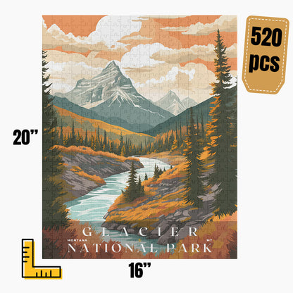 Glacier National Park Puzzle | US Travel | S01