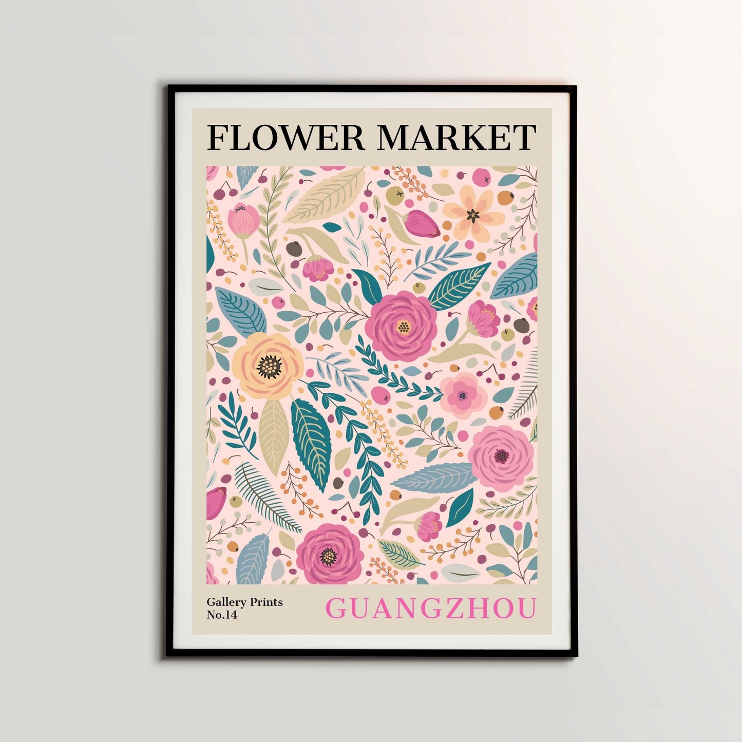 Guangzhou Flower Market Poster | S01