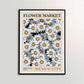 Mexico City Flower Market Poster | S02