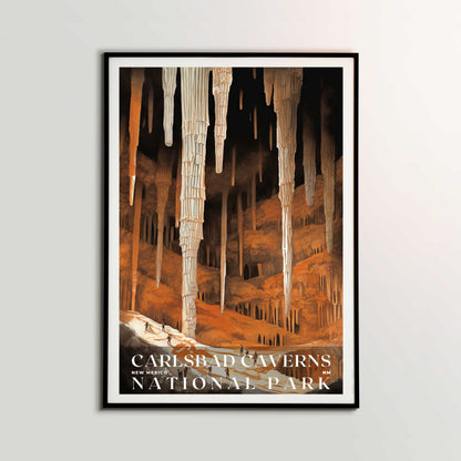 Carlsbad Caverns National Park Poster | US Travel | S01