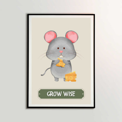 Grow Wise Mouse Poster | S01