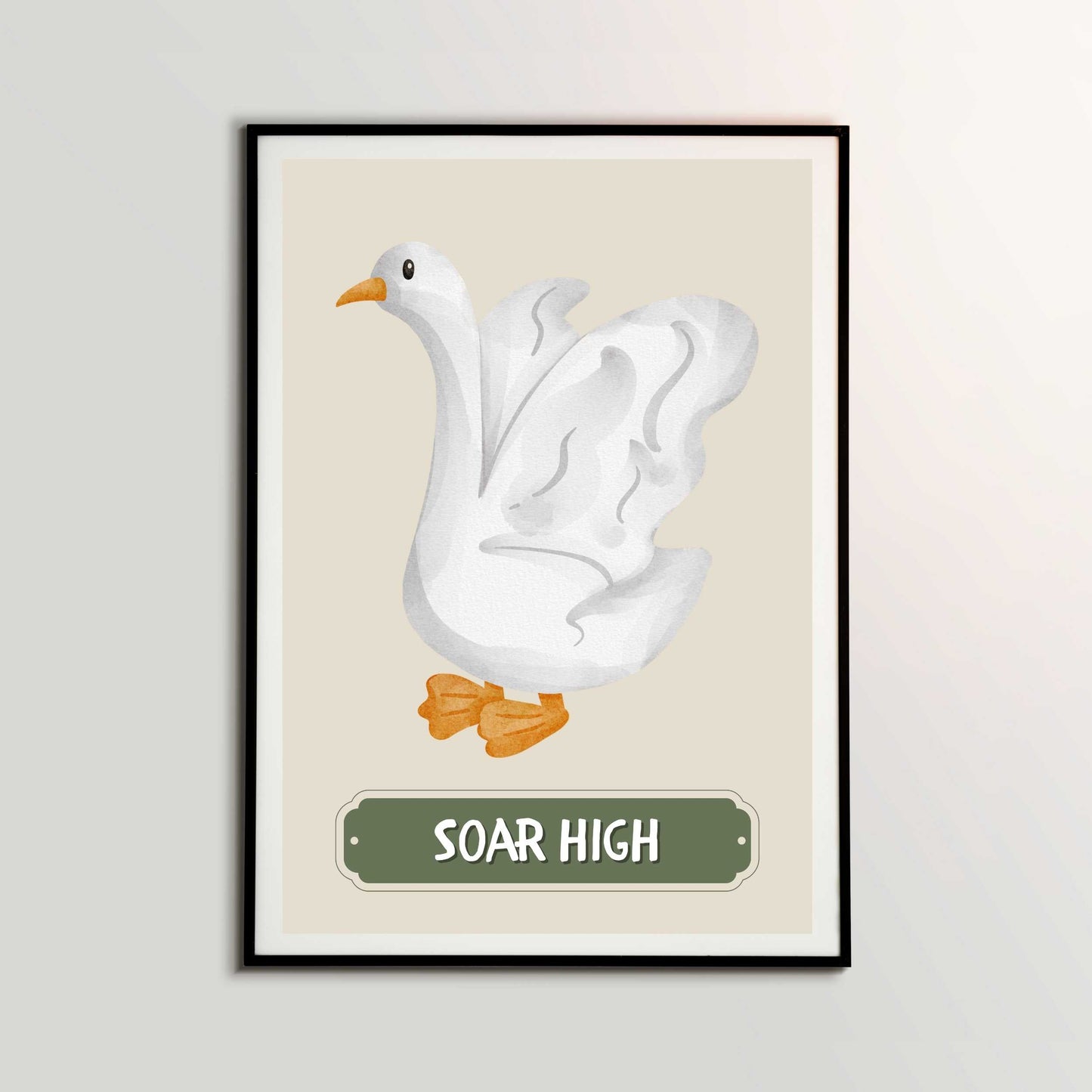 Soar High Swan Poster | S01