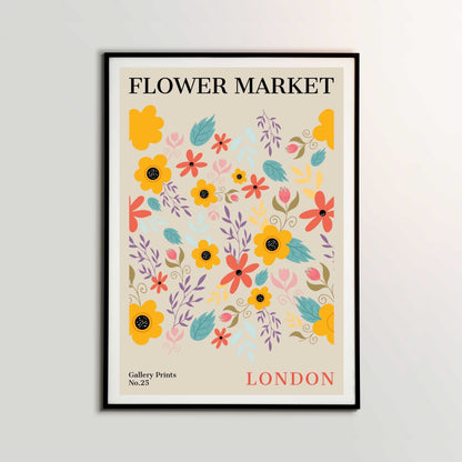 London Flower Market Poster | S01